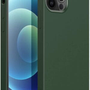 מגן גומי Rubber IP13 Pro Max 6.7 - ירוק כהה